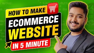 How to make Ecommerce Website in 5 Minutes  Ecommerce Website Builder  Social Seller Academy [upl. by Nicholl182]