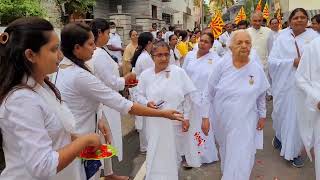 Welcoming BK Nirmala Didiji Mruthyunjaya Bhrataji during inauguration of Yelahanka New Town Center [upl. by Enaud]