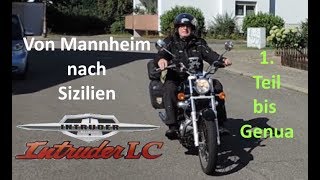 2017  Motorradtour nach Italien  bis Sizilien Teil 1 [upl. by Mcdermott528]