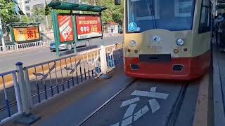 중국여행대련시내 트램  Dalian City on Tram [upl. by Elston872]