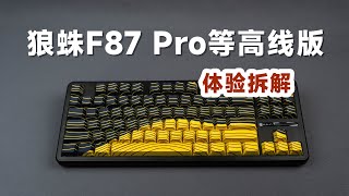 体验拆解狼蛛F87Pro等高线版，怎么买都不会错的一把键盘？ [upl. by Brindle]