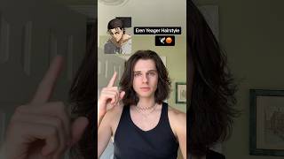 Eren Yeager Hairstyle Tutorial 🕊️😡 hairstyle erenyeager erenjaeger hair manbun longhair [upl. by Goldshell]