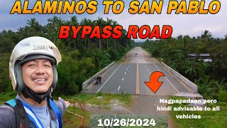 ALAMINOS SAN PABLO PH BYPASS ROAD BRGY SAN MIGUEL SECTION [upl. by Florinda]