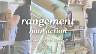 RANGEMENT de la scraproom Haul Action rangement scraproom [upl. by Oiled861]