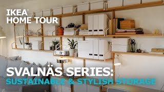 Stylish Wall Mounted Shelves  IKEA Home Tour [upl. by Oshinski]