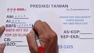 PREDIKSI TAIWAN MALAM INI 4 NOVEMBER 2024  PREDIKSI TOGEL TAIWAN HARI INI  BOCORAN TAIWAN [upl. by Eadmund]