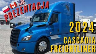 Prezentacja Freightliner Cascadia 2024 23l100km Amerykańska Ciężarówka🇺🇲🇨🇦🇵🇱 [upl. by Cuhp]