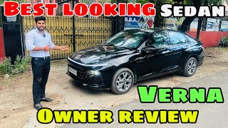 HONEST Owner Review of VERNA 2023 ownerreview verna trending bestsedan hyundaiverna hyundai [upl. by Lleral420]