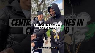 Central Cee Makes Sure Nines Is One Of The First People With His Syna x Nike Tracksuit CentralCee [upl. by Drye884]