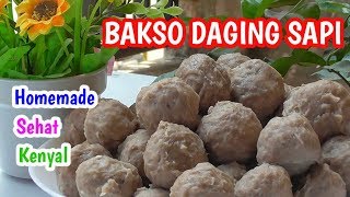 Resep Bakso Daging Sapi Kenyal Tanpa Pengenyal [upl. by Lane]