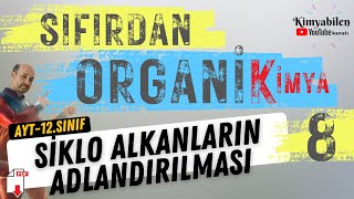 SİKLO ALKANLARIN ADLANDIRILMASI ORGANİK KİMYA  HİDROKARBONLAR  12SINIF KİMYA  AYT KİMYA [upl. by Aim]