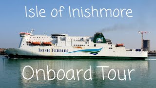 Irish Ferries ISLE OF INISHMORE tour Dover to Calais [upl. by Borrell209]