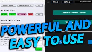 Easily Secure Windows With These Tools  ConfigureDefender amp Hard Configurator [upl. by Calmas719]