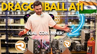 DRAGONBALL A11 Dual miner  Review amp Setup guide🔥 Crypto Mining India 🚀bitcoinmining Alephium rxd [upl. by Filahk]