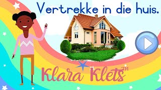 Vertrekke in die huis Afrikaanse videos Klara kyk na die verskillende vertrekke in die huis [upl. by Havot]