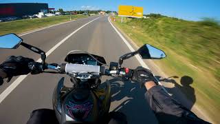 Riding rough roads  YAMAHA XT660X  AKRAPOVIČ 4K [upl. by Lacie]