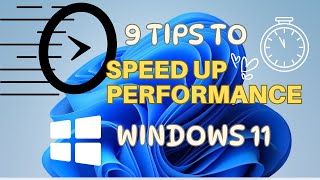 Improve Your Windows 11 Speed And Run Faster  Windows 11 Tips and Tricks Tutorial [upl. by Beatty]