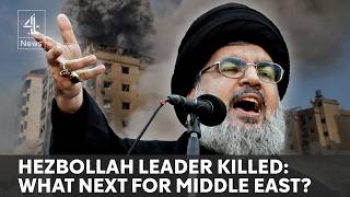 Hezbollah leader Nasrallah killed in Israeli airstrike on Beirut [upl. by Violette56]