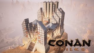 Conan Exiles Yamatai DLC  Castle of the White Dawn Speed Build [upl. by Nnel435]