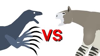 therizinosaurus vs Chalicotherium animation [upl. by Lednam]