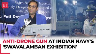 Vajra Shot Know all about the cuttingedge handheld antidrone gun for Indias Armed Forces [upl. by Woodman]