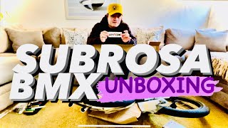 SUBROSA SALVADOR COMPLETE BMX BIKE Unboxing [upl. by Ahsiekrats862]