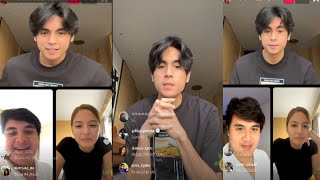 MIGUEL TANFELIX  YSABEL ORTEGA AND MATT LOZANO INSTAGRAM LIVE  NOVEMBER 23 2021 [upl. by Ackerley862]