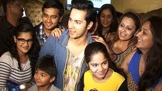 Main Tera Hero  Varun Dhawan visits theatres to see audiences reaction [upl. by Tomlinson]