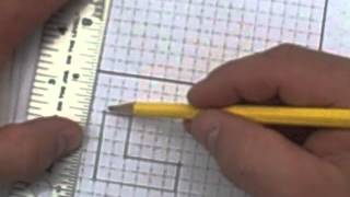 7th grade drawing book orthographic projection shape1 demo [upl. by Nonnahs]