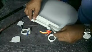 How To Repair Toilet Seat Hinge  Simple amp Easy [upl. by Munshi608]