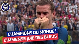 Coupe du monde  la joie des Bleus après la victoire [upl. by Iemaj]