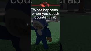 Death Counter On Crab Tsb shorts roblox thestrongestbattlegrounds tsb [upl. by Towbin]