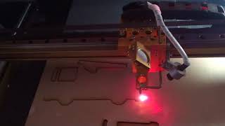 40w K40D laser cutting machine for 25mm MDF [upl. by Hamid]