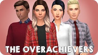 HIGH SCHOOL CLIQUES  THE OVERACHIEVERS  Sims 4 Create A Sim [upl. by Gilmer]