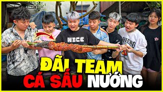 Văn Huỳnh  Nướng Cá Sấu Ăn Mừng 200k Subcriber  Chiêu Đãi Team Đức Mõm [upl. by Annerahs731]