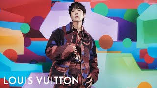 JHope at the Men’s FallWinter 2023 Show  LOUIS VUITTON [upl. by Villada585]