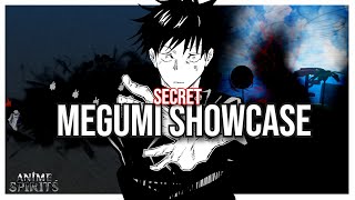 SECRET Megumi Showcase  How To Get It  Anime Spirits [upl. by Araec291]