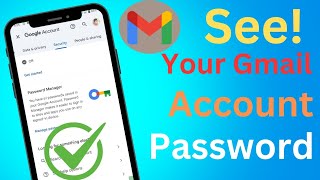 How To Find Gmail Password If Forgotten 2024  See Your Gmail Password [upl. by Frohne]