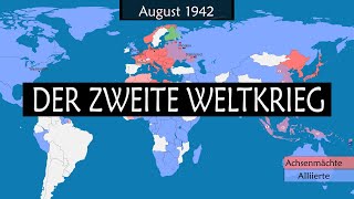 Der Zweite Weltkrieg  Zusammenfassung auf einer Karte [upl. by Wall489]