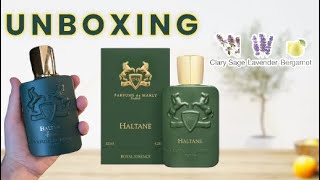 Parfums De Marly Haltane  Unboxing amp Decanting [upl. by Yevreh]