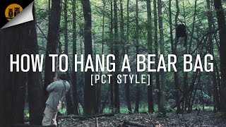 How to Hang a Bear Bag • PCT Style [upl. by Ricard]