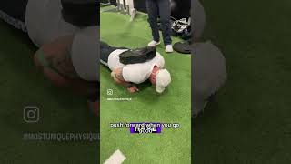 Double banded close grip pushups to keep elbows locked in place viralshort viral shortvideo [upl. by Birdie984]