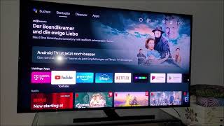 Einrichtung des Medion X15023 4 k QLED 50 Zoll TV [upl. by Redvers]