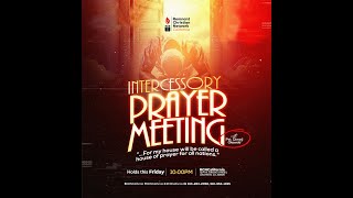 INTERCESSORY PRAYER MEETING [upl. by Larimer]