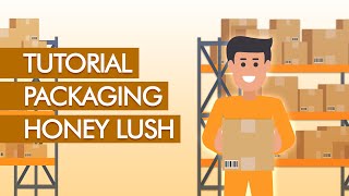 Tutorial Packaging Honey Lush [upl. by Ardnaid]