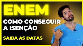 ENEM 2024 VAI COMEÇAR A ISENÇÃO DA INSCRIÇÃO VEJA ESTE VÍDEO [upl. by Hasseman442]