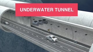 How they build a tunnel underwater ENGLANDFRANCE [upl. by Artinak]