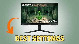 Samsung Odyssey G4 Best Settings [upl. by Janus440]