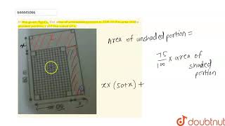 In the given figure the area of unshaded portion is 75 of the area of the shaded portion Find [upl. by Htbazile]