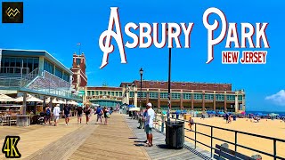 Asbury Park New Jersey Boardwalk 2023 4K [upl. by Ijneb]